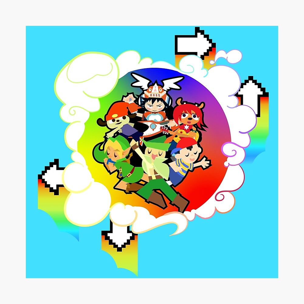 Rainbow Battle Rhythm Design Poster By Twinklestarcc Redbubble - skin roblox rainbow image by 𝔼𝕟 𝕤 𝕨𝕠𝕣𝕝𝕕