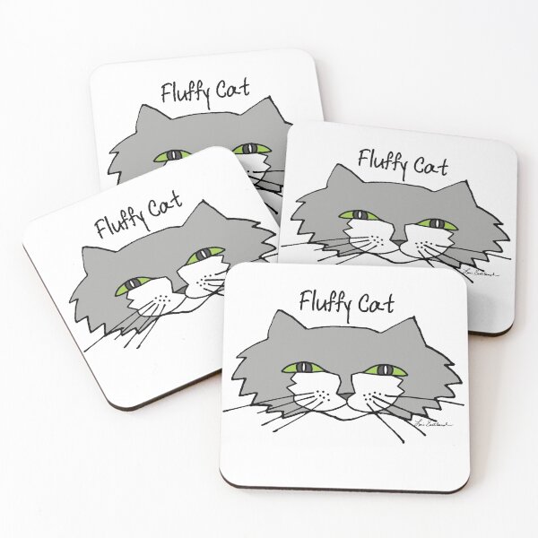 Item preview, Fluffy Cat! designed and sold by Lois Eastlund.