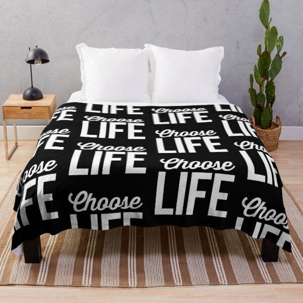 Artikelvorschau, Motivational Inspirational and Positive quote - Choose life typography text art by Word Fandom - wordfandom entworfen und verkauft von Kerry Pritchard.