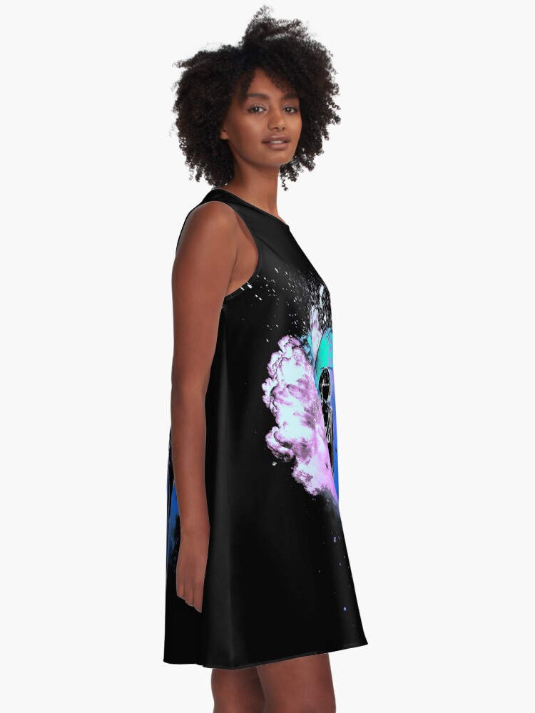 Alternate view of Soul of the Butterfly Effect A-Line Dress