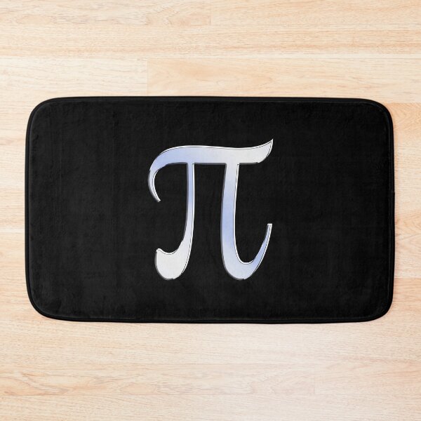 Item preview, Pi Greek Letter Symbol Chrome Carbon Style designed and sold by Garaga.
