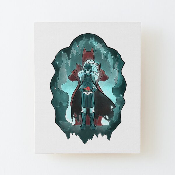 Stained Glass: Hades Wood Mounted Print