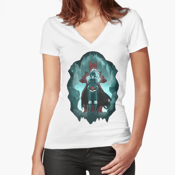 Stained Glass: Hades Fitted V-Neck T-Shirt