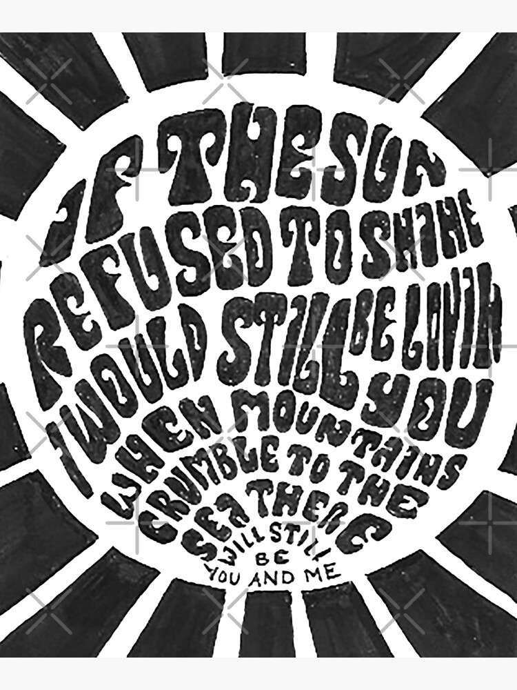 If the sun refused to shine by doodlebymeg