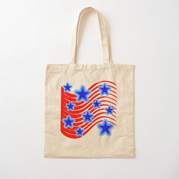 Stars and Stripes Cotton Tote Bag