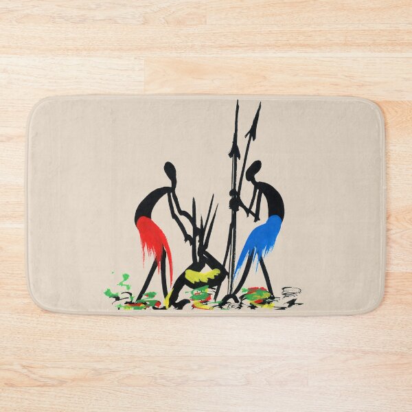 Item preview, Two colourful and successful African hunters  designed and sold by Squirrox.