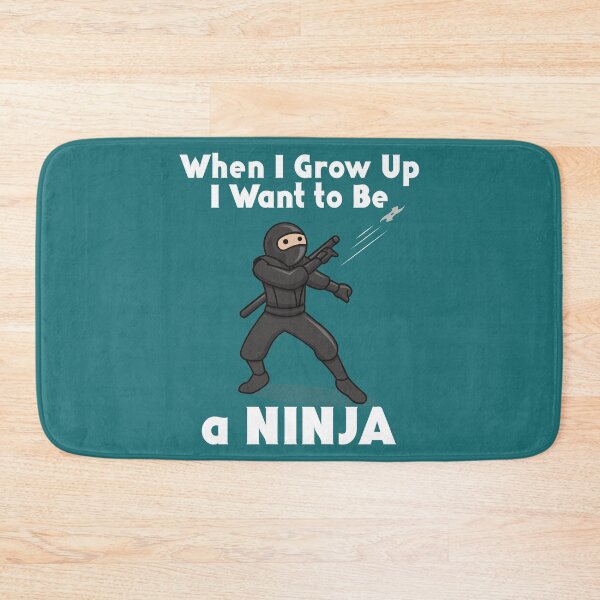 Item preview, Ninja When I Grow Up Karate Jiu Jitsu Martial Arts design designed and sold by doodabobs.