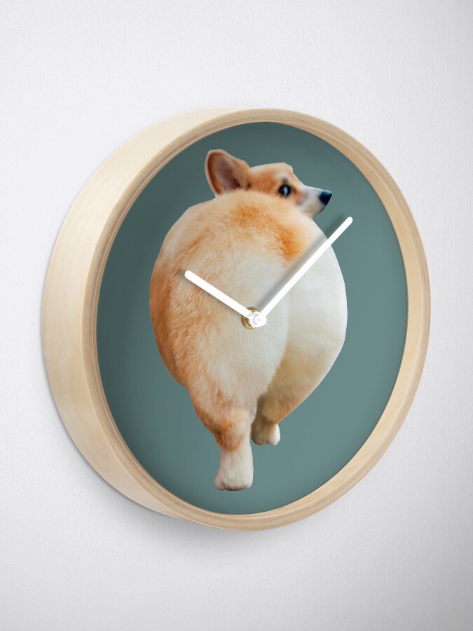 Alternate view of Corgi Butt Clock