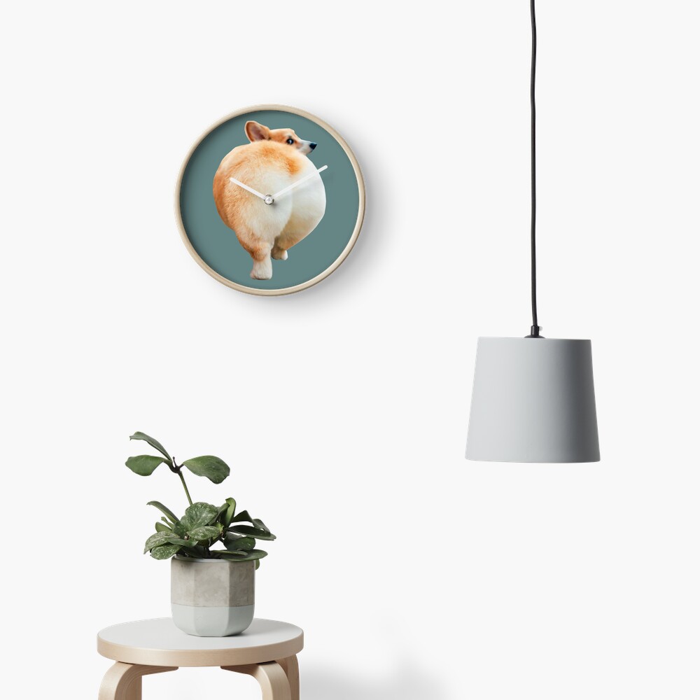 Corgi Butt Clock