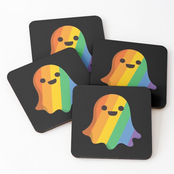 Item preview, LGBTQ Rainbow Flag Pride Ghost designed and sold by cchiaw.