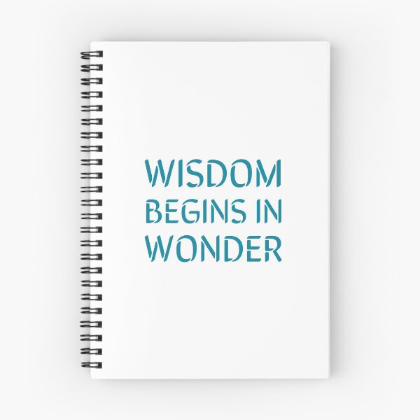 Item preview, Wisdom begins in wonder - Socrates quotes  designed and sold by Inspirationmotivation.