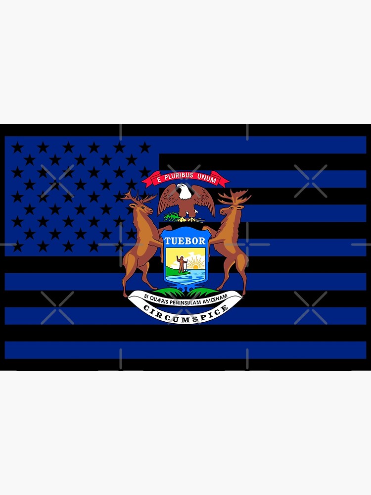 Michigan State Flag Graphic USA Styling by Garaga