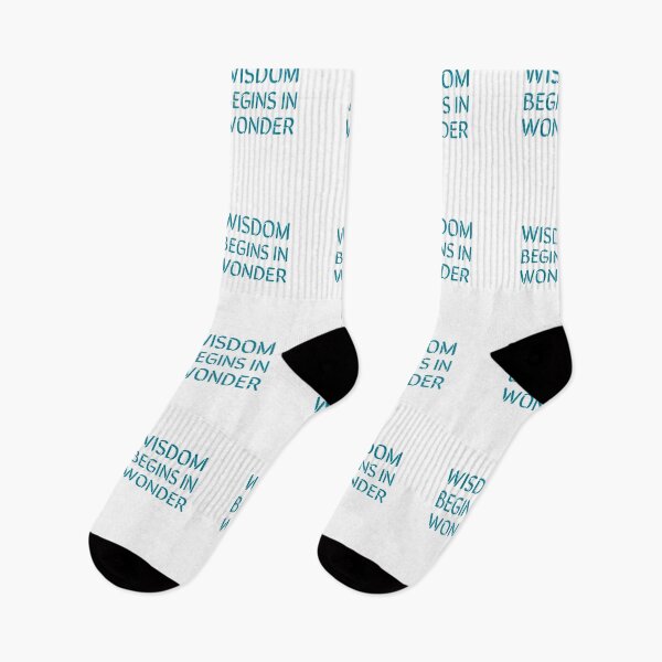 Item preview, Wisdom begins in wonder - Socrates quotes  designed and sold by Inspirationmotivation.