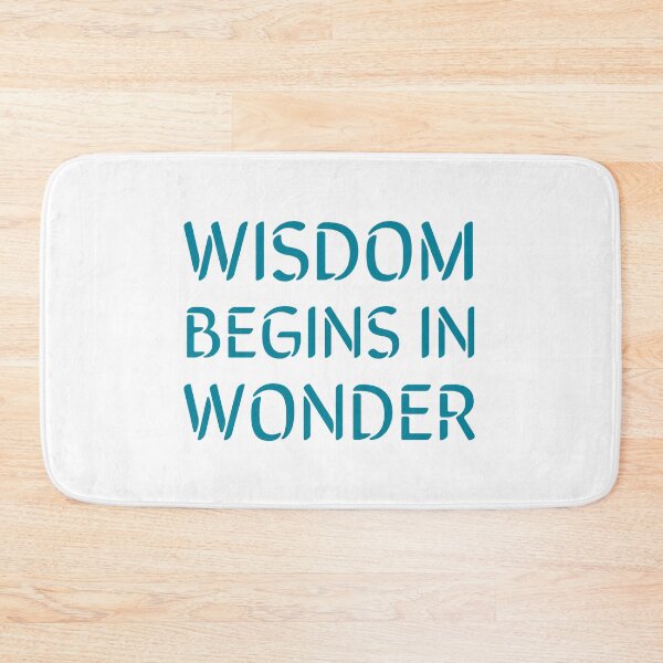 Item preview, Wisdom begins in wonder - Socrates quotes  designed and sold by Inspirationmotivation.