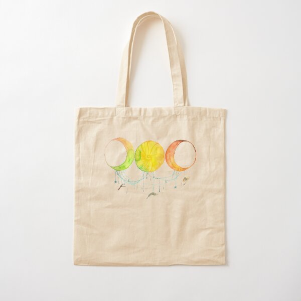 Seasons of the Moon Cotton Tote Bag