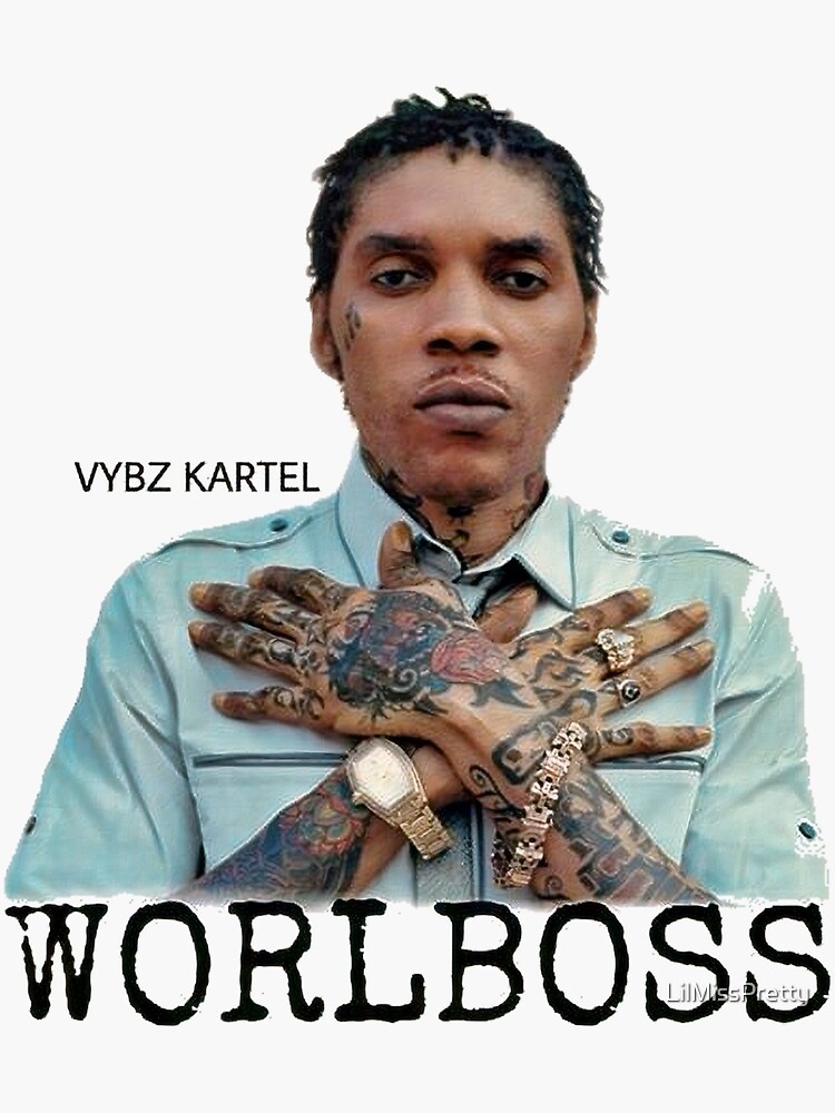 Official 100% Authentic Vybz Kartel Merchandise Sticker for Sale by  LilMissPretty