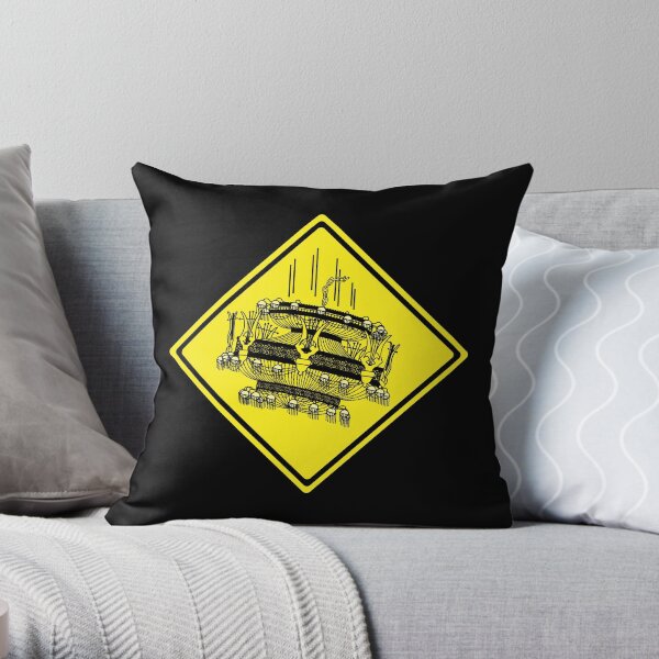Watch Out for Falling Chandeliers Throw Pillow