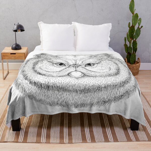 Item preview, PERSIAN CAT DRAWING designed and sold by ReignGFX.