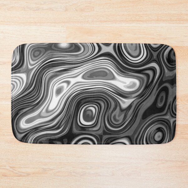 Item preview, Argent Greyscale Liquid Art - Abstract Liquism Artwork designed and sold by Dator-Abstracts.