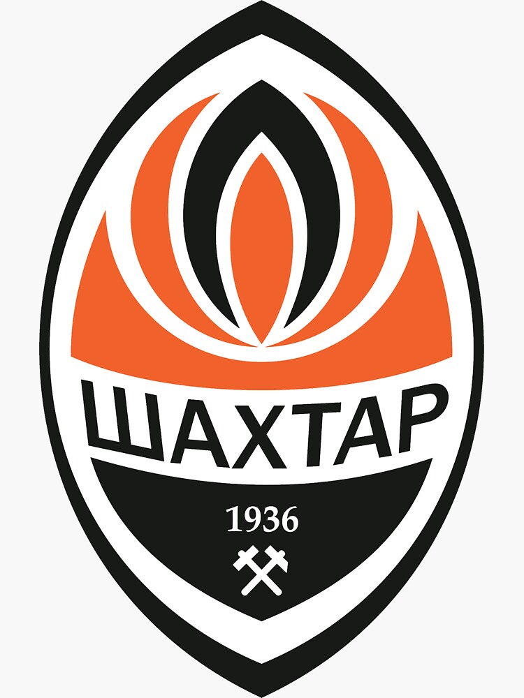 "FC Shakhtar Donetsk ukranian Football Team Logo" Sticker by