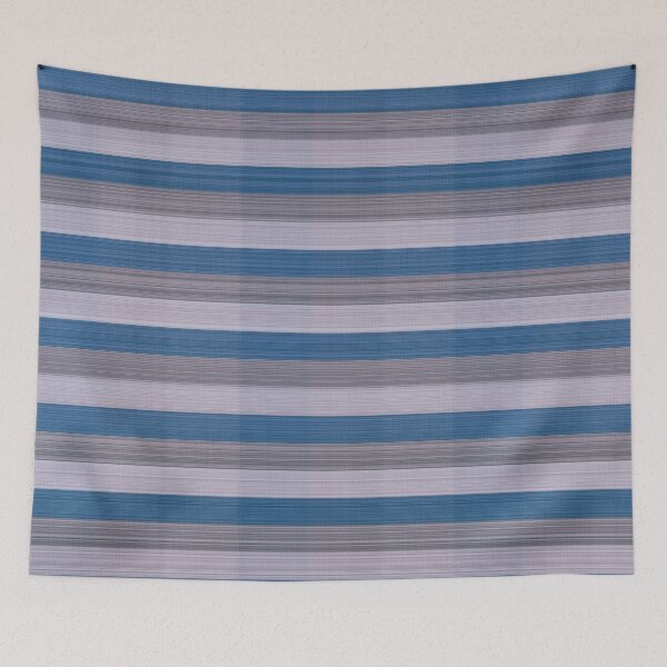 Item preview, Blue / silver  "Fabric" lines pattern designed and sold by wagnerps.