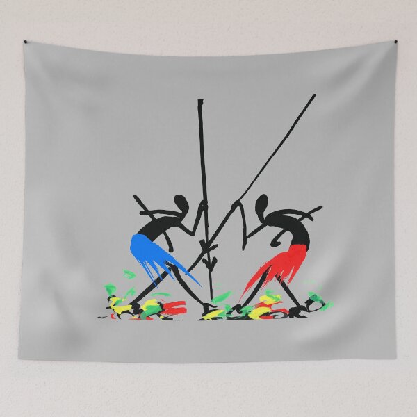 Item preview, Two colorful African hunters/warriors designed and sold by Squirrox.