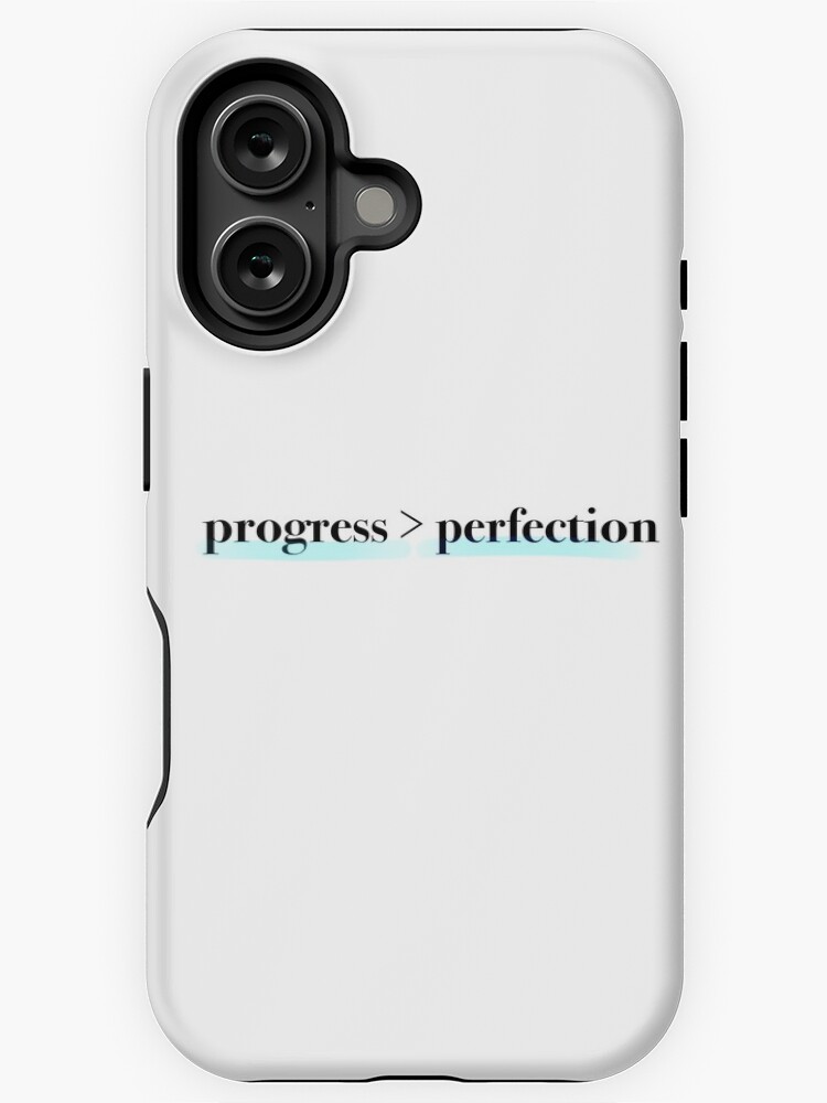 Thumbnail 1 von 4, iPhone-Hülle, Fortschritt über Perfektion designt und verkauft von planet-eye.