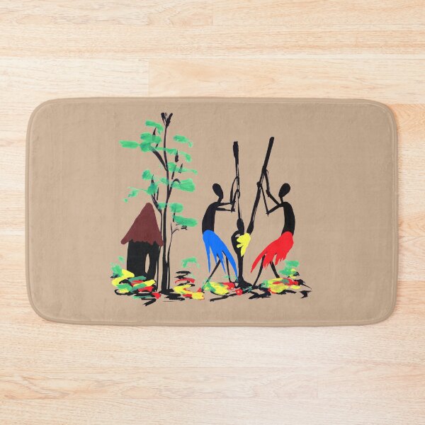 Item preview, Two African natives preparing village food. designed and sold by Squirrox.