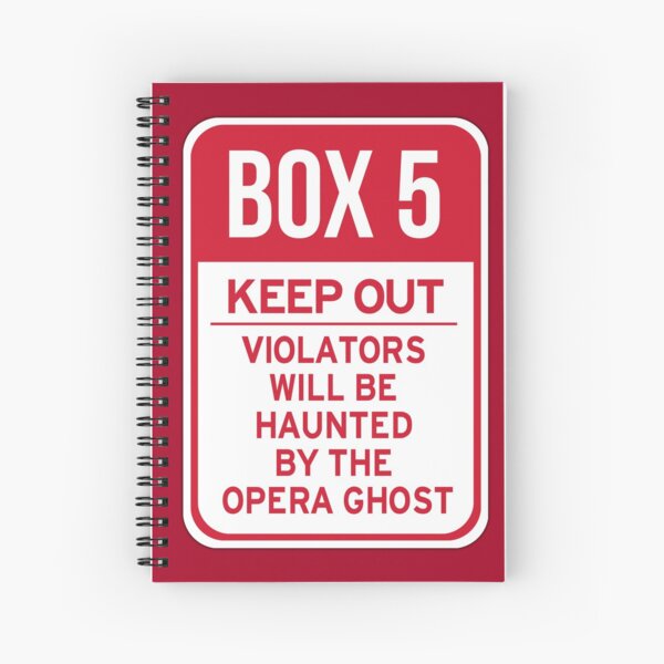 Box 5: Keep Out Spiral Notebook