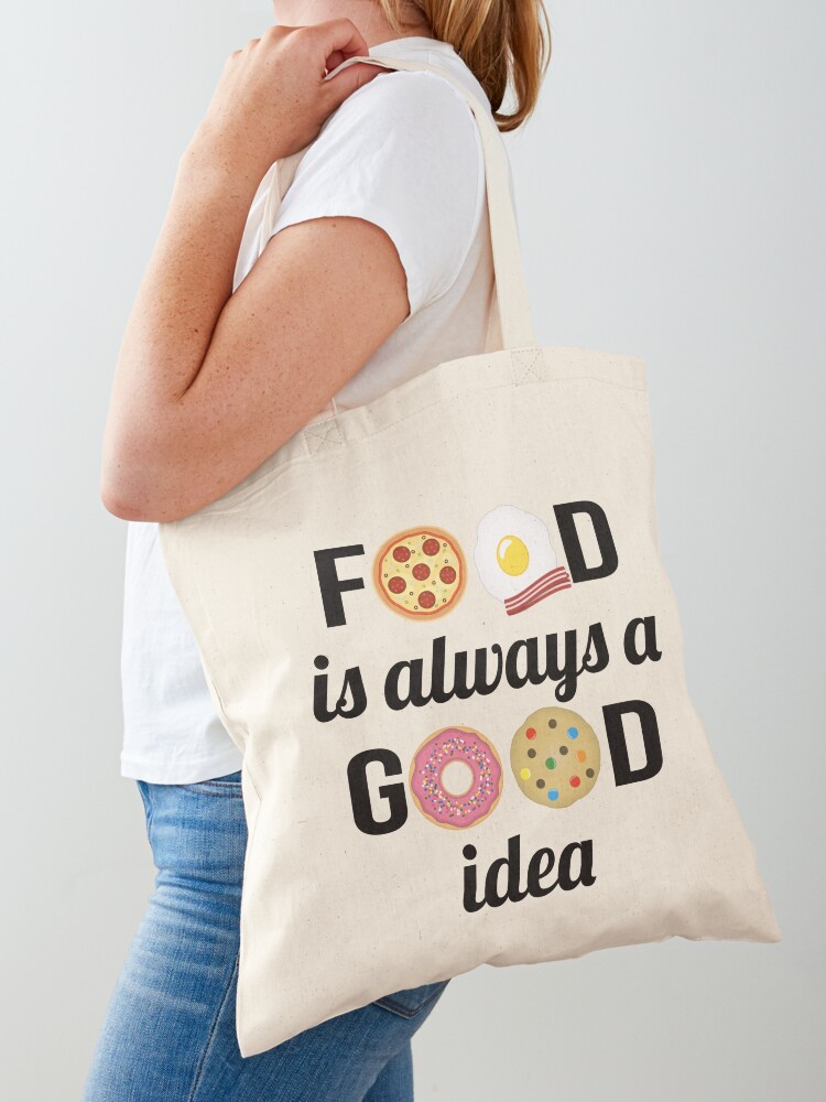 Tote Bagtote Bag for Womencotton Tote Bagfood Lover 