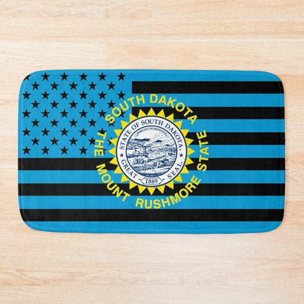 Item preview, South Dakota State Flag Graphic USA Styling designed and sold by Garaga.