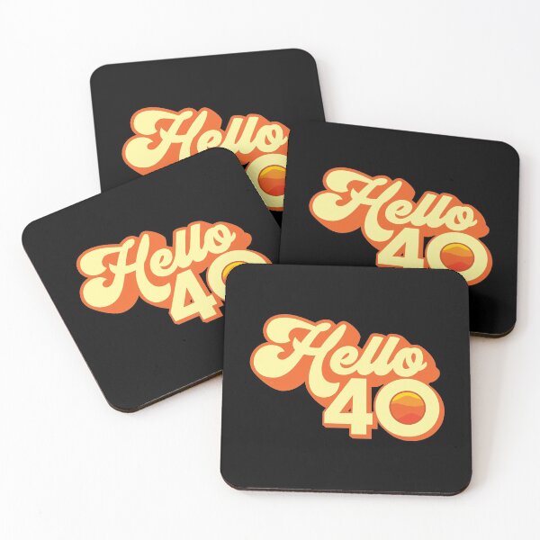 Item preview, Hello 40 Retro vintage 1979 40th Birthday gifts for women and men sassy forty designed and sold by Scoopivich.
