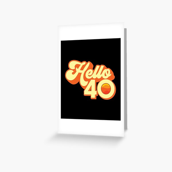 Artikel-Vorschau von Hallo 40 Retro Vintage 1979 40. Geburtstagsgeschenke für Frauen und Männer frech vierzig, designt und verkauft von Scoopivich.