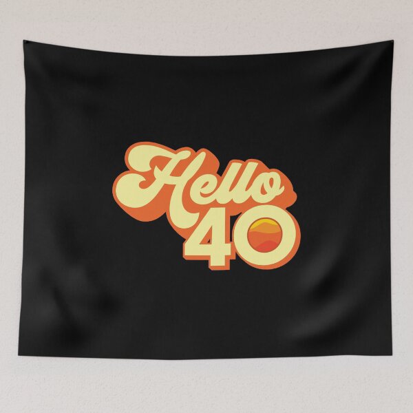 Item preview, Hello 40 Retro vintage 1979 40th Birthday gifts for women and men sassy forty designed and sold by Scoopivich.