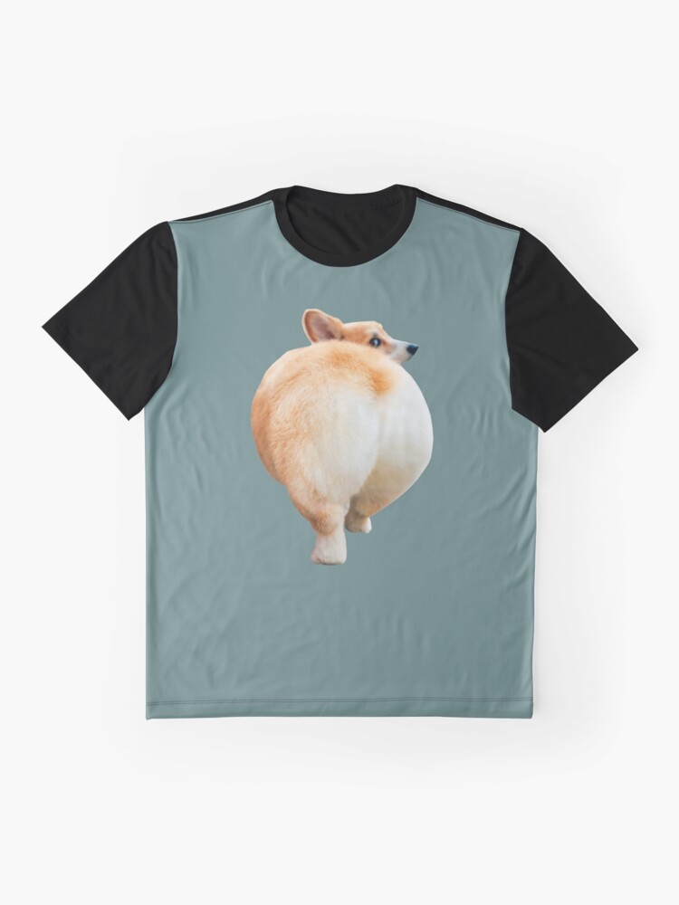 Alternate view of Corgi Butt Graphic T-Shirt