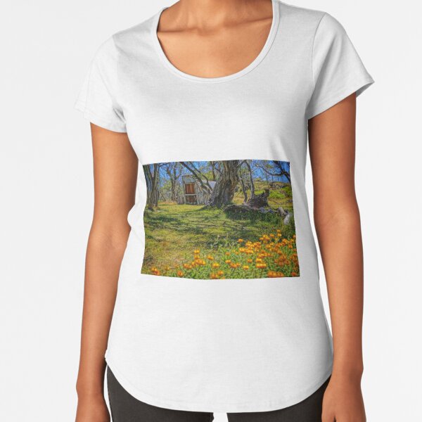Wallace Hut Premium Scoop T-Shirt