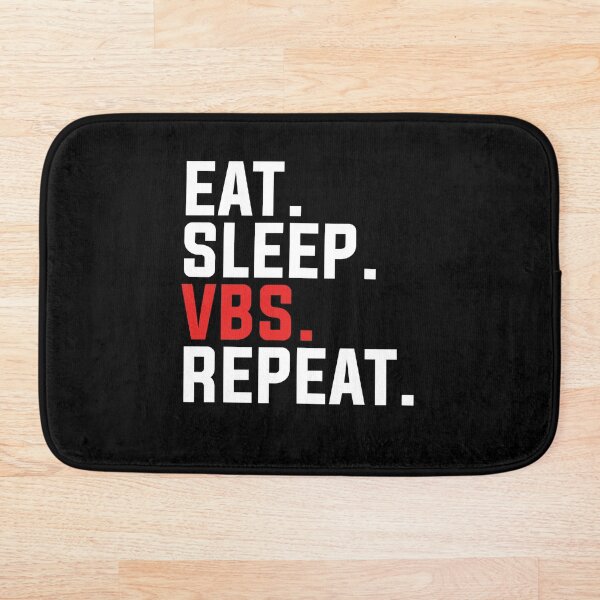 Item preview, Eat sleep vbs repeat I love vbs tshirt ¡vbs es divertido! designed and sold by JoDesignLab.