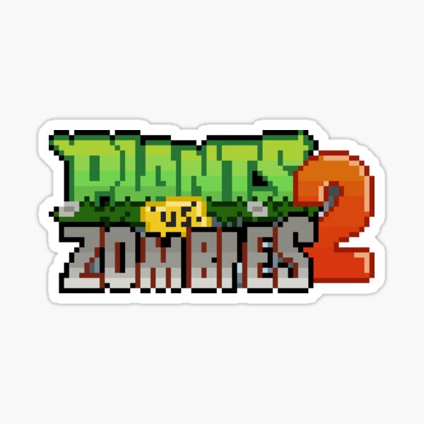 Logotipo de Plants vs Zombies 2 Pegatina