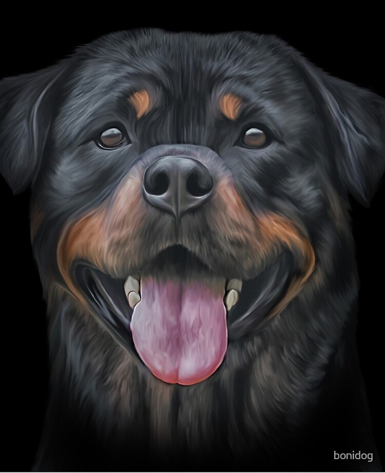Drawing Dog Rottweiler Ipad Case Skin By Bonidog Redbubble