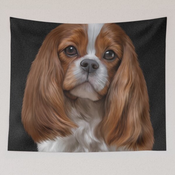 Item preview, Drawing Dog Cavalier King Charles Spaniel  designed and sold by bonidog.