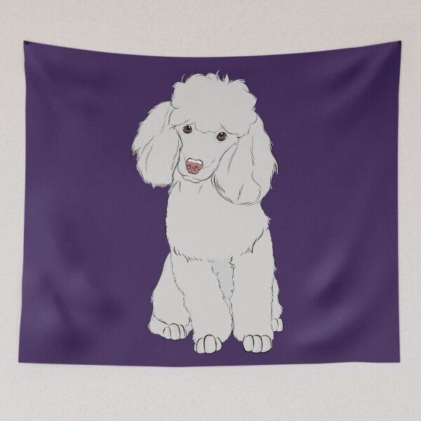 Item preview, White Poodle  designed and sold by rmcbuckeye.