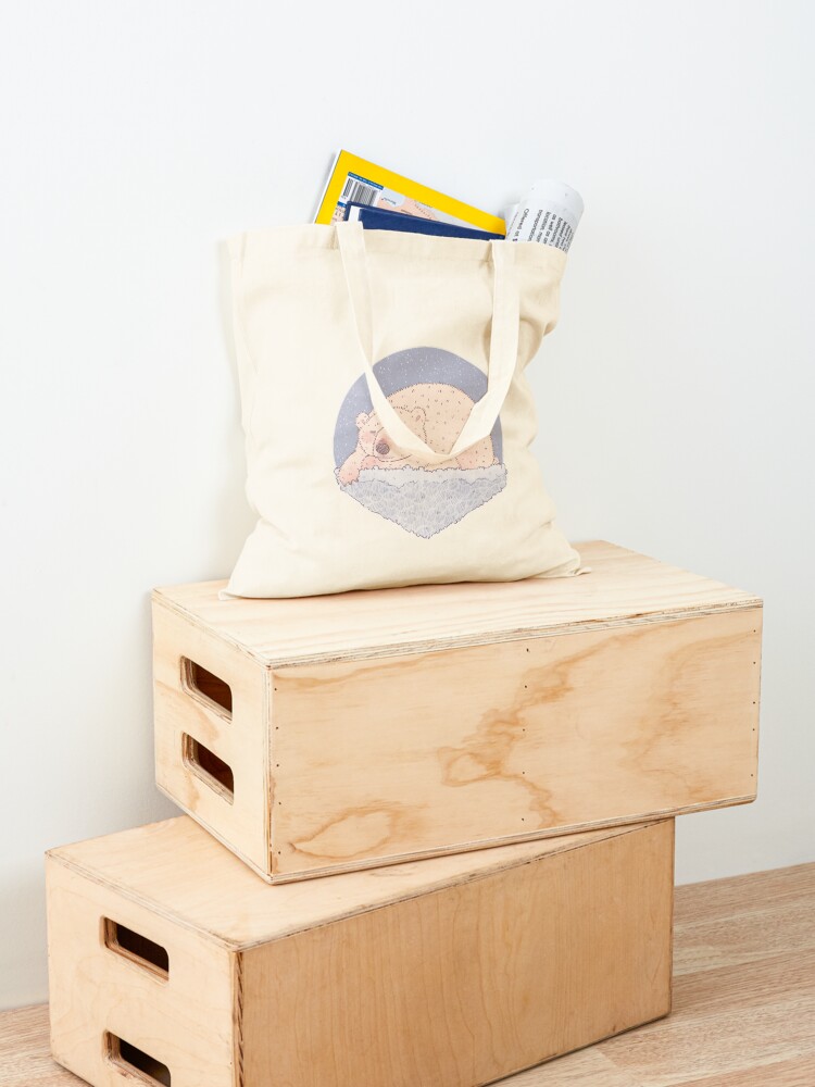 Alternate view of Sleeping Polar Bear Tote Bag