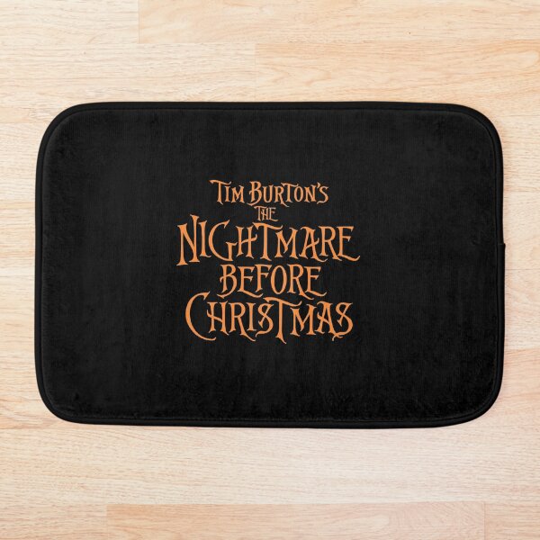 tim burton's the nightmare before christmas Bath Mat