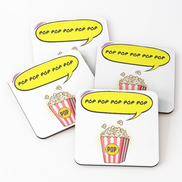 Item preview, Pop Pop Pop Popcorn Pop Art designed and sold by modernzen.