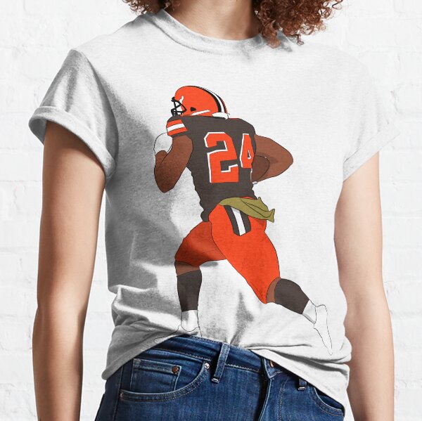 FROWNS Unisex Tee Cleveland Browns Football Shirt Baker 