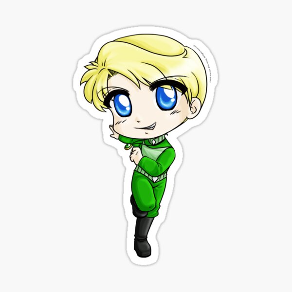 Chibi Green Jaguar Sticker