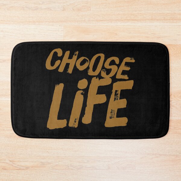 Artikelvorschau, Motivational Inspirational and Positive quote - Choose life typography text art by Word Fandom - wordfandom entworfen und verkauft von Kerry Pritchard.