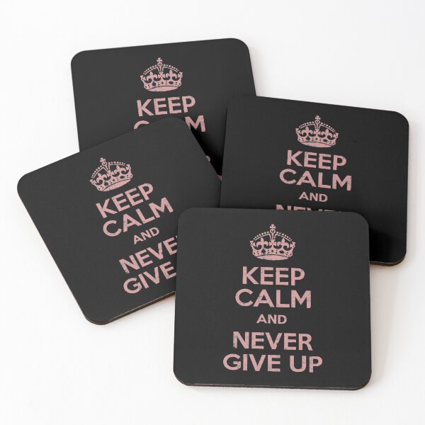 Item preview, Keep Calm And Never Give Up  designed and sold by PastBabylon.