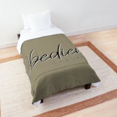 Obedience - it's Greater than Sacrifice Comforter