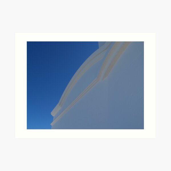White Wash Art Print